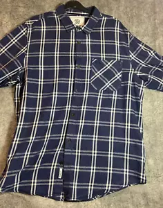 Tog 24 Mens Blue Long Sleeve Check Shirt Size XL (0265) - Picture 1 of 10