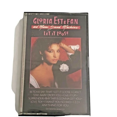Gloria Estefan Let It Loose by 1987 Epic Cassette Tape Miami Sound Machine - Image 1 of 4
