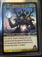 2010 Foil Deathseer Zuk'raj - Icecrown 14/220 - WoW TCG NM- Mint