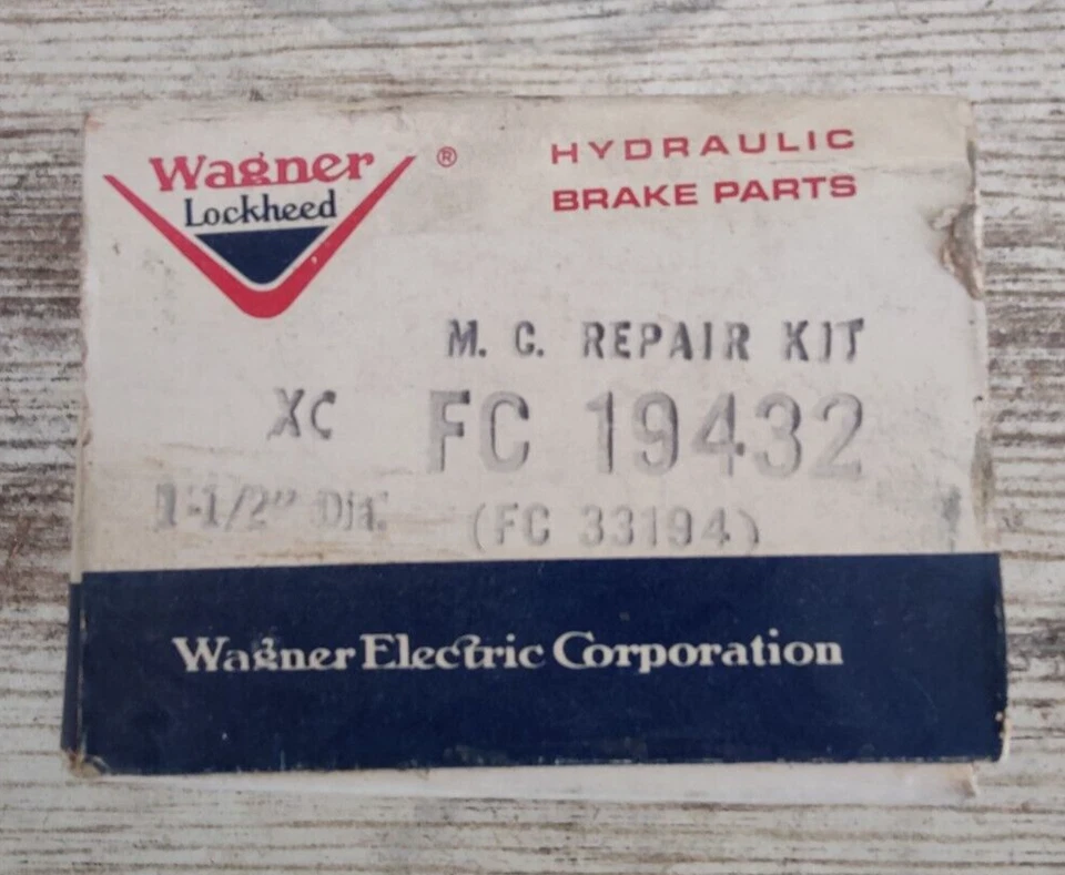 Wagner FC19432 FC33194 Master Cylinder Kit for 1950's-70's Ford GM Dodge Trucks - Image 1 of 1