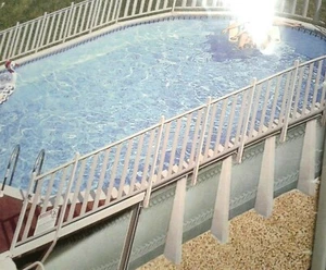 JOHNNY WEISSMULLER ULTIMA OVAL ABOVE GROUND POOL PARTS LISTED SEPARATELY BY #  - Picture 1 of 19