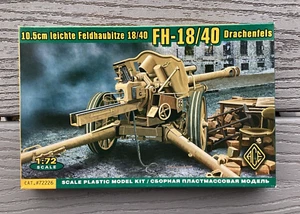 ACE 1/72 WW II GERMAN 105mm. FH-18/40 ARTILLERY / ANTI TANK GUN MODEL KIT 72226 - Picture 1 of 6