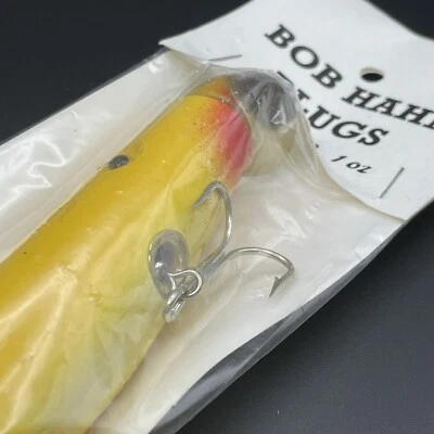 NEW BOB HAHN METAL LIP SWIMMER BD 1oz SALTWATER SURF STRIPER WOOD FISHING LURE - Image 1 of 4