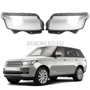  for Range Rover Vogue 2013-2017 Headlight Glas Lens Cover Pair L+R Fit + Manual - Picture 1 of 4