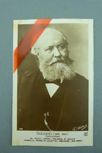 Carte postale de Charles Gounod 1818-1893, compositeur Français. - Imagen 1 de 2
