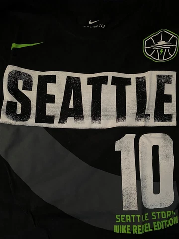 SUE BIRD Seattle Storm Nike Rebel shirt T-shirt - black - size XL Cover