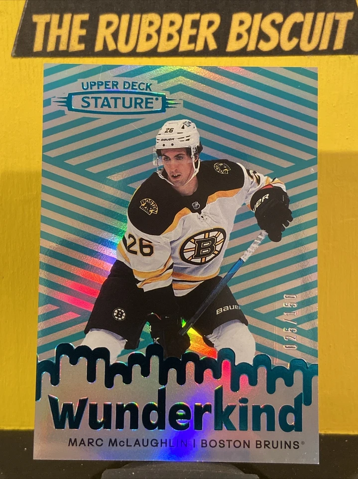 2022 Upper Deck Stature Wunderkind Green 149/150 Marc McLaughlin #W-31 Rookie RC - Image 1 of 2