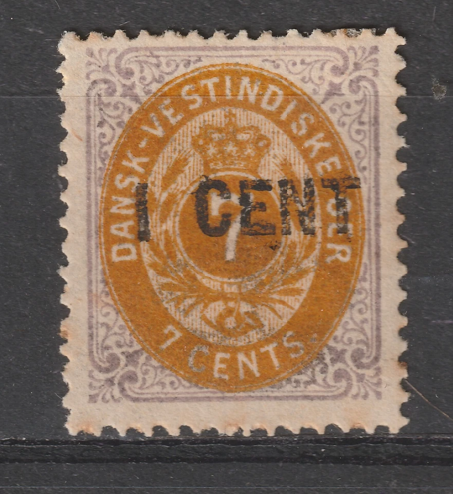 Lote 10 Indias Occidentales Danesas: (#14 F/VF Como Nuevo H) 2023 Scott Catálogo Valor $140.00 Foto 1 de 1