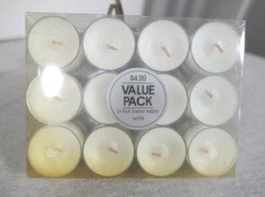 NUEVO Paquete de 23 velas de cera perfumadas con vainilla blanca Hobby Lobby Tealights - Imagen 1 de 6