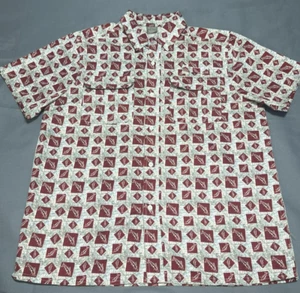 Great Northwest Shirt Mens Large Fishing Breathable Design Red and White Outdoor - Picture 1 of 9
