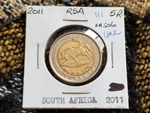 South Africa 5 Rand 2011 Bimetallic Regular Issue - Uncirculated - iii - Picture 1 of 2