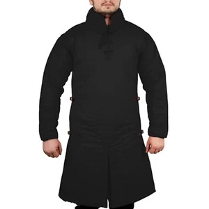 Medieval Gambeson Padded Full Sleeves Armor Larp Reenactment - Picture 1 of 3