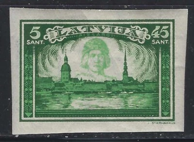 Letonia 1932 Imperf Militia Juego de Mantenimiento Sc# B82-86 NH Foto 1 de 2