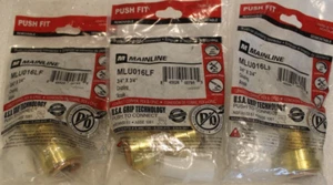 Mainline (SharkBite) MLU016LF - 3/4" x 3/4" Copper x Copper Couplings - Lot of 3 - Picture 1 of 3