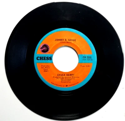 CHUCK BERRY - Johnny B Goode / My Ding-A-Ling - Vinyl 45 rpm Chess  CH 2131 Rock - Image 1 of 4