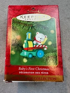 Hallmark Keepsake 2001 Child's Age Collection "Baby's First Christmas" with Box - Picture 1 of 3