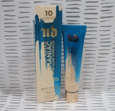 URBAN DECAY STAY NAKED HIDRATADOR DE BRILLO TINTADO HYDROMANIAC 10 ULTRA JUSTO 1,1 OZ Foto 1 de 4