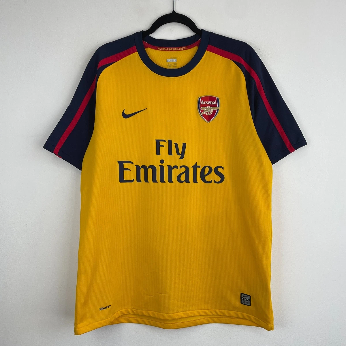 Nike Arsenal Yellow International Club Soccer Fan Apparel and
