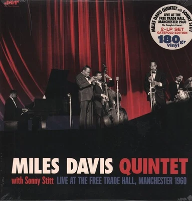 Miles Davis Quintet Live At the Free Trade Hall, Manchester 1960 double LP vinyl - Image 1 of 2