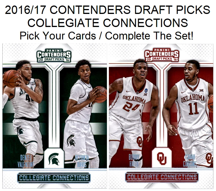 2016-17 Panini Contenders Draft Picks Collegiate Connections - Pick Your Cards! - Image 1 of 1