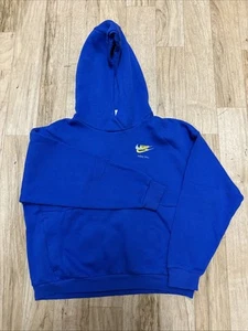 NIKE Sportswear Icon Fleece Big Kids' Oversized Pullover Size XL Blue - Picture 1 of 6