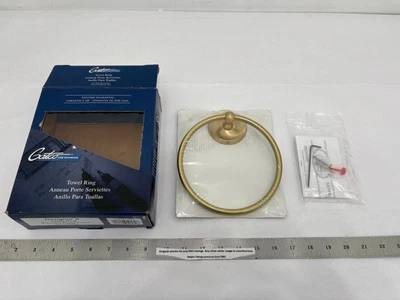 (1) NUEVO Anillo Toalla Gatco "Designer II" - Acabado LATÓN CEPILLADO - #5053 (sw) Foto 1 de 4