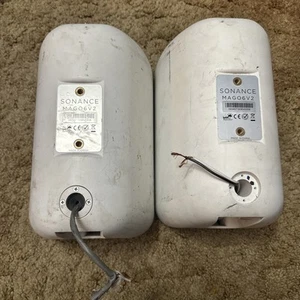PARTS - Sonance MAG06V2 6½ 2-Way Outdoor All-Weather Speakers (Pair) SUB BROKEN - Picture 1 of 2