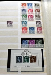 LUXEMBURG 1945/99 Gestempelte Sammlung mit guten Blöcken und Serien Hoher Wert - Picture 1 of 24