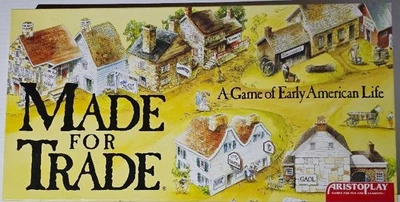 Building Wealth in Early America Hecho para Comercio Juego de Mesa SIN CORTAR ¡Completo COMO NUEVO! Foto 1 de 4