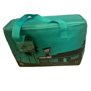 New Trader Joe's “Blue” Insulated Extra Large Cooler Reusable Shopping Bag! - Picture 1 of 10