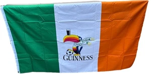 GUINNESS BIER FLAGGE FUSSBALL BANNER - 3X5FT BRANDNEU IN GEÖFFNETER VERPACKUNG - Bild 1 von 3