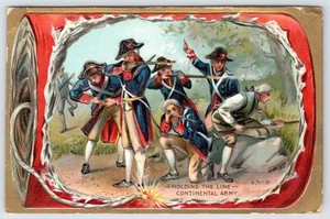 1909 DYNAMITE PETARDO SOSTENIENDO la LÍNEA EJÉRCITO CONTINENTAL TUCK'S POSTAL - Imagen 1 de 2