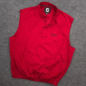 FootJoy Windshirt Weste Herren L rot Performance Golf Country Club of Hilton Head - Bild 1 von 10