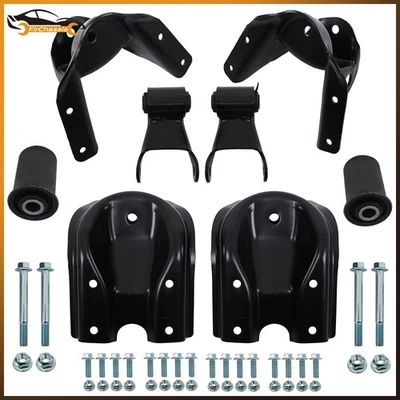 Kit de reparación de soporte de suspensión de grillete de resorte de hoja trasera para GMC C1500 C2500 1988-1997 Foto 1 de 4