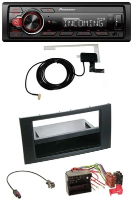 Pioneer MP3 AUX CD DAB USB Autoradio für Ford Focus Fiesta 04-08 schwarz - Bild 1 von 4