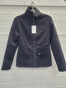 New Scope Scrubs Uniform Jacket Black Size Medium US - Picture 1 of 7