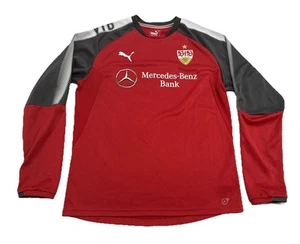 Maglia calcio VfB Stoccarda L rossa Puma manica lunga International Club Mercedes - Foto 1 di 11