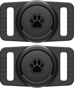 Airtag Dog Collar Holder 2 Pack,Waterproof Cat Collar Holder for Apple Airtag - Picture 1 of 8