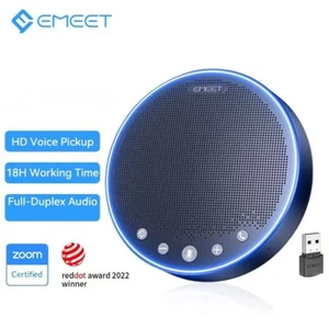 EMEET M3 Bluetooth Conference Speaker Meeting Speakerphone w/ 4 AI Mics - Picture 1 of 9