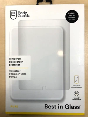 BodyGuardz Tempered Glass Screen Protector - iPad Air 10.5 in / iPad Pro 10.5 in - Image 1 of 2