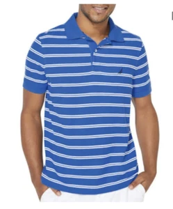Nuevo Polo Nautica Rayas Ajuste Clásico Cubierta - Spinner Azul Talla M - Imagen 1 de 4