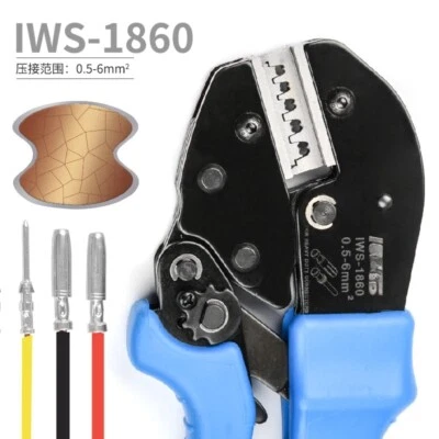 IWISS IWS-1860 Crimping Pliers for Heavy Duty Connector Cold Press Pliers - Image 1 of 4