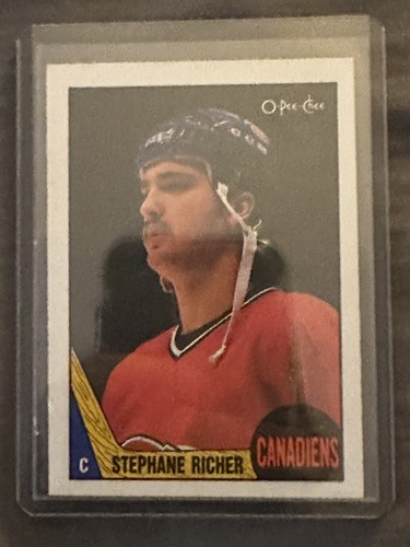 87-88 O-Pee-Chee OPC Stephane Richer Rookie RC Card | eBay
