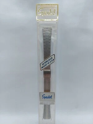 Speidel Bracelet Watch Band 10-13mm Ladies Matte Stainless 1861 - Image 1 of 4