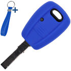 Schlüssel Hülle + BAND Blau für FIAT Panda Brava Bravo Punto Stilo