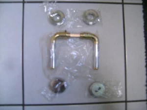 Hoppe Türgriffrosettengarnitur Bergamo Chrom / Mess pol.Nr.M195/15/15S - Bild 1 von 4