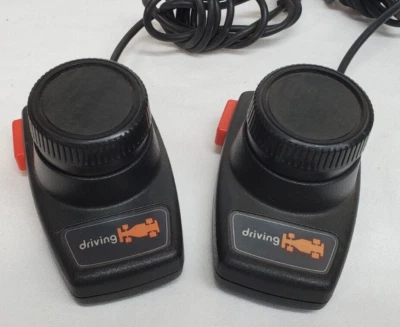 Vintage 1977 Atari  2600 DRIVING Paddle Video Game Controllers CX-20-01 RARE - Image 1 of 4