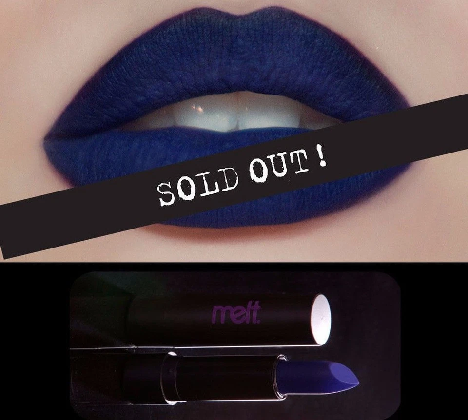 MELT COSMETICS MATTE LIPSTICK DGAF GOTHIC BLUE 3.2g 0.11oz HALLOWEEN USA FREE SH - Image 1 of 4