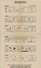 PEANUTS 1973 ORIGINAL PRODUCTION ART PROOF PAGE SNOOPY WOODSTOCK CHARLES SCHULZ