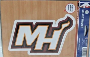 NBA Miami Heat 5 3/4"T by 4 1/4"W Auto Die-Cut Magnet by WinCraft - Picture 1 of 1